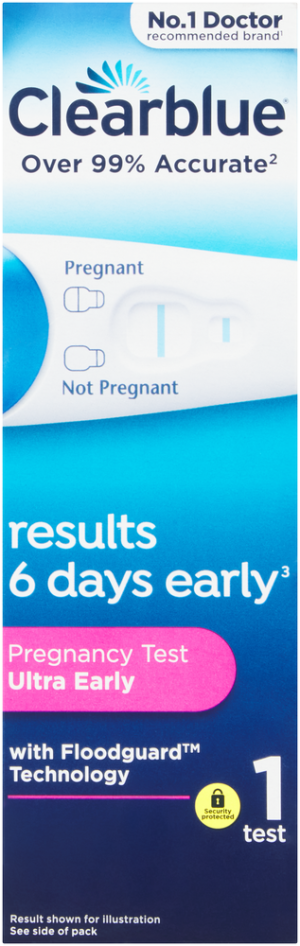 Clearblue Ultra Early Pregnancy Test 1s