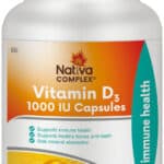 Nativa Complex Vitamin D3 1000IU Capsules 60pk