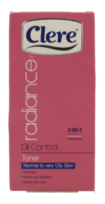 Clere Radiance Oil Control Toner 100ml