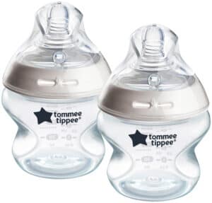 image-0 Tommee Tippee Slow Flow Baby Bottles 2 x 150ml