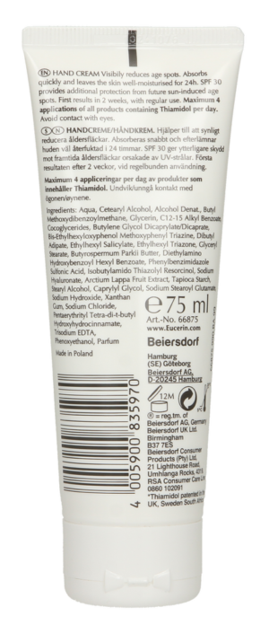Eucerin Hyaluron-Filler + Elasticity SPF 30 Age Spot Correcting Hand Cream 75ml