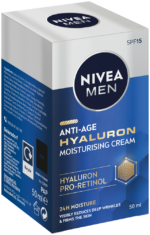 Nivea MEN SPF 15 Anti-Age Hyaluron Moisturising Cream 50ml