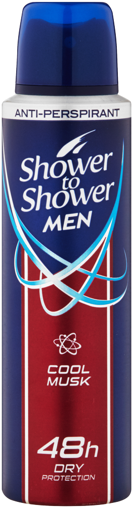 image-0 Shower To Shower Men Cool Musk Anti-Perspirant 150ml