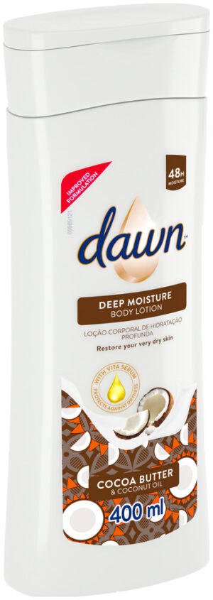 Dawn Cocoa Butter and Coconut Oil Nourishing Body Lotion 400ml