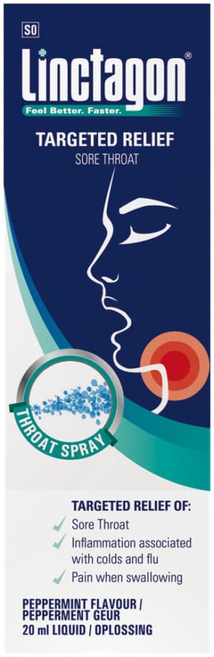 image-0 Linctagon Peppermint Flavour Throat Spray 20ml