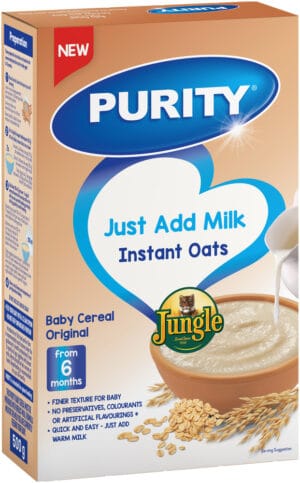 Purity From 6 Months Instant Jungle Oats Baby Cereal 500g