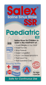 Salex Saline Sinus Rinse Paediatric Kit 20 x 0.8g