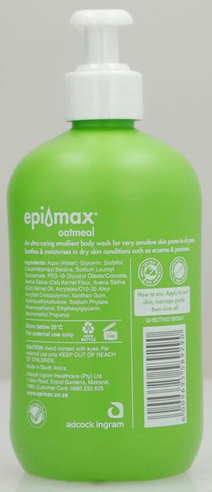 Epi-max Oatmeal Body Wash 450ml