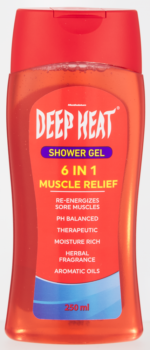 Deep Heat 6 In 1 Muscle Relief Shower Gel 250ml