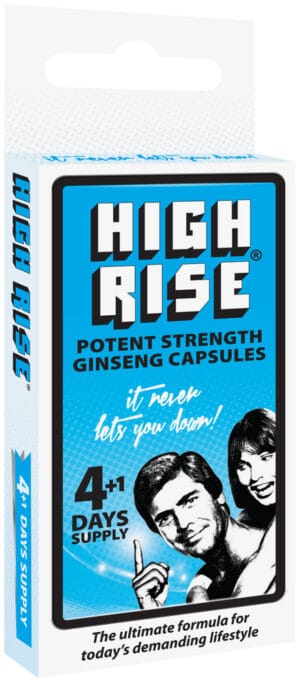 image-0 High Rise Potent Strength Ginseng Capsules 4pk
