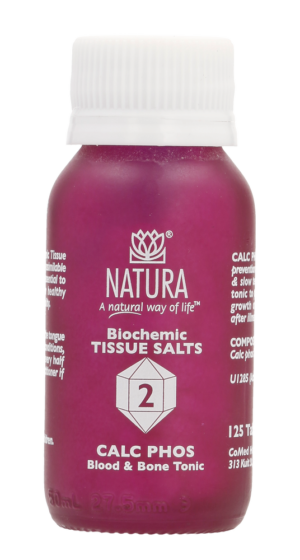 Natura Calc Phos Biochemic Tissue Salt Tablets 125pk