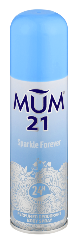 MUM 21 Sparkle Forever Perfumed Deodorant Body Spray 120ml