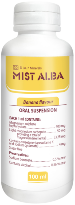 Mist Alba Banana Flavour Oral Suspension 100ml