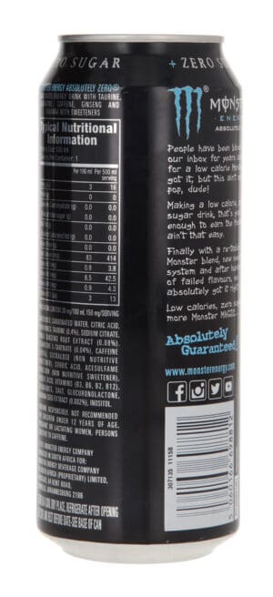 Monster Absolute Zero Energy Drink 500ml