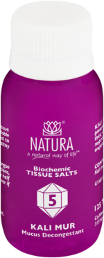 Natura Kali Mur Biochemic Tissue Salt Tablets 125pk