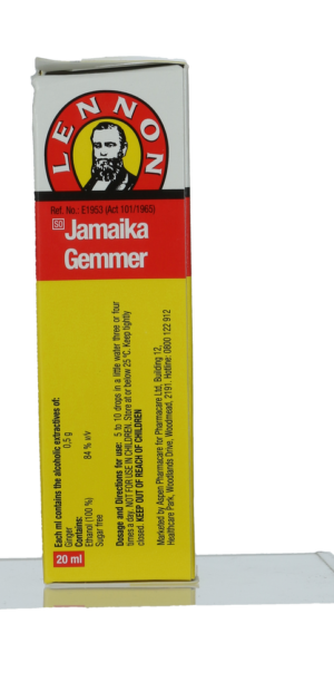 Lennon Jamaika Gemmer 20ml