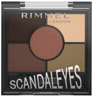 Rimmel Scandaleyes Brixton Brown 5 Pan Palette Eyeshadow 3.8g