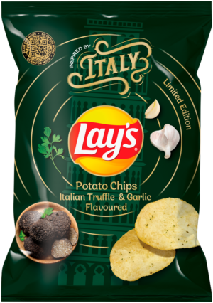 Lay's Italian Truffle & Garlic Flavoured Limited Edition Potato Chips 36g