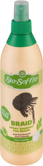 Sta-sof-fro Braid Spray Shampoo 350ml