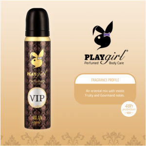 Playgirl VIP Milan Style Perfumed Body Spray 90ml
