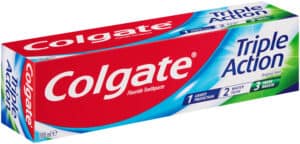 Colgate Triple Action Original Mint Fluoride Toothpaste 100ml