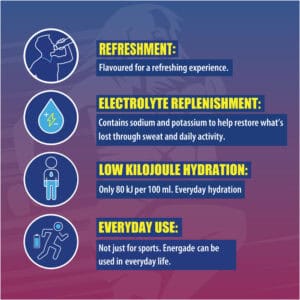 Energade Grape Flavoured Sports Drink 500ml