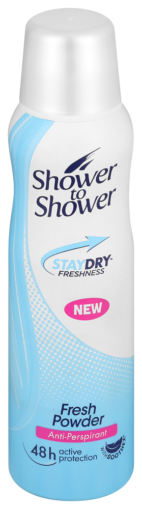Shower To Shower StayDry Fresh Powder Anti-Perspirant Spray 150ml