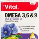 Vital Omega 3, 6 & 9 Softgel Capsules 30pk