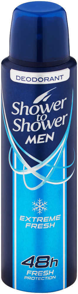 Shower To Shower Men Extreme Fresh Deodorant Spray 150ml