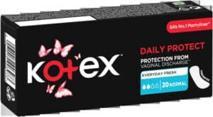 Kotex Daily Protect Normal Unscented Pantyliners 20pk
