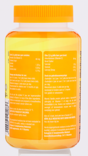 Gummy Vites Immuno Support Vitamin C Jelly Bears 120pk