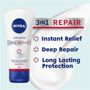 Nivea 3-in-1 Repair Hand Cream 75ml