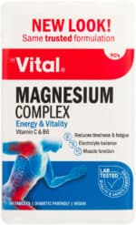Vital Magnesium Complex Energy & Vitality Tablets 90pk