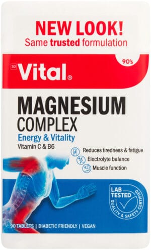 image-0 Vital Magnesium Complex Energy & Vitality Tablets 90pk
