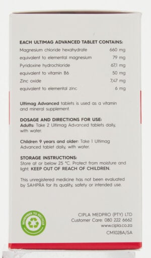 Ultimag Advanced Magnesium Tablets 60pk