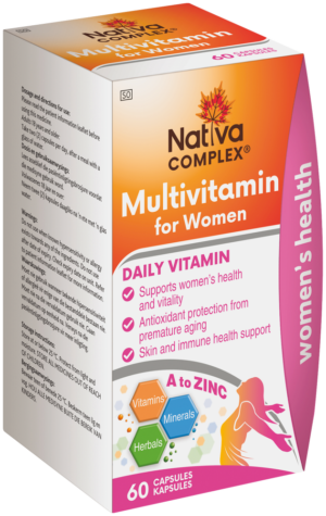 Nativa Complex Multivitamin Capsules for Women 60pk