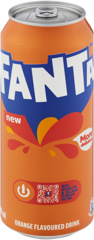 Fanta Orange Flavoured Soft Drink 500ml