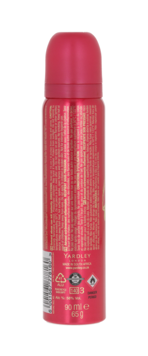 Yardley Gorgeous in Pink Perfume Body Spray 90ml