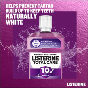 Listerine Total Care Clean Mint Fluoride Mouthwash 500ml