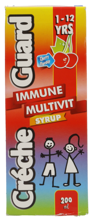 Créche Guard Cherry Flavour Immune Multivit Syrup 200ml