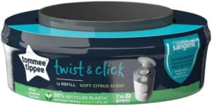 image-0 Tommee Tippee Twist And Click Advanced Nappy Disposal Refills 1s