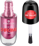 Essence Meta Maroon Satin Chrome Nail Polish 8ml