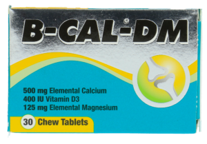 B-cal DM Calcium Supplement Chew Tablets 30pk