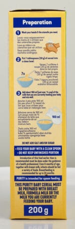 Purity From 6 Months Banana Baby Cereal 200g