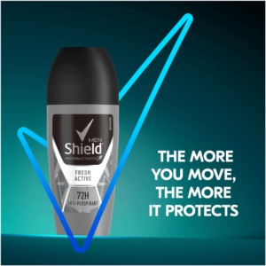Shield Men Fresh Active Antiperspirant Roll-On Deodorant 50ml