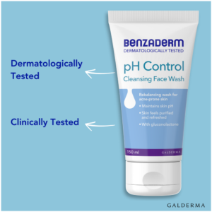 Benzaderm pH Control Cleansing Face Wash 150ml