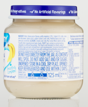 Purity From 7 Months Banana & Yoghurt Yogi 125ml
