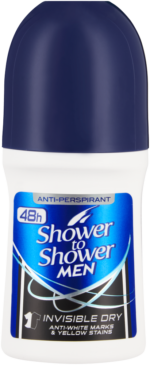 Shower To Shower Men Invisible Dry Anti-Perspirant Roll-On 50ml