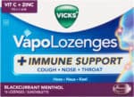 Vicks VapoLozenges Blackcurrant Menthol Immune Support Lozenges 16pk
