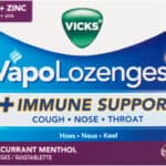 Vicks VapoLozenges Blackcurrant Menthol Immune Support Lozenges 16pk